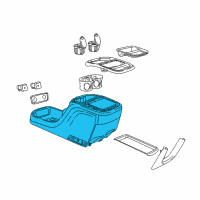 OEM Chrysler Voyager Console-Floor Diagram - 5RJ941D2AI