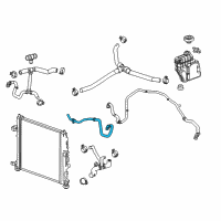 OEM 2022 Chevrolet Camaro Coolant Hose Diagram - 84126761