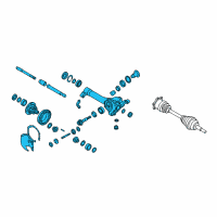 OEM Nissan Xterra Final Drive Assy-Front Diagram - 38500-EA400