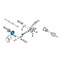 OEM Nissan Xterra Gear Set Final Drive Diagram - 38100-EA38B