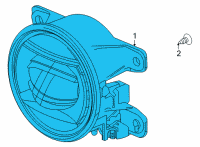 OEM 2022 Honda Civic FOGLIGHT, R- FR Diagram - 33900-T20-A01