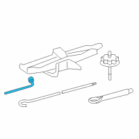 OEM Toyota Avalon Wrench Diagram - 09150-06010