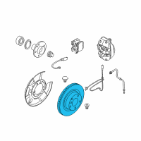 OEM BMW 135i Brake Disc, Ventilated Diagram - 34-21-6-855-003