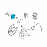 OEM 2010 BMW 135i Drive Flange Hub Diagram - 33-41-6-771-082