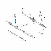OEM Toyota Echo Pinion Diagram - 45509-52020