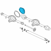 OEM 2012 GMC Savana 2500 Housing Cover Diagram - 25824253