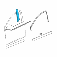 OEM Cadillac SRX Applique Diagram - 20932871