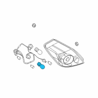 OEM 2013 Nissan Titan Miniature Lamp Diagram - 99990-S3157