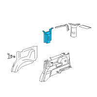 OEM 2009 Chrysler Aspen Panel-C Pillar Diagram - 5HN03BDXAE