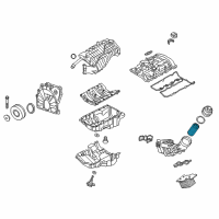 OEM 2020 BMW X3 Oil Filter Diagram - 11-42-8-575-211