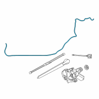 OEM 2018 Infiniti QX30 Tube Assy-Back Window Washer Diagram - 28975-5DA0B