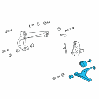 OEM 2013 Buick LaCrosse Lower Control Arm Diagram - 84008849