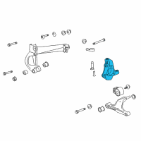 OEM 2016 Buick LaCrosse Knuckle, Steering (W/ Hub) (Repair) Diagram - 22812744