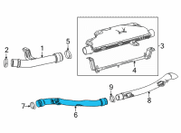 OEM Toyota Mirai Intermed Pipe Diagram - 17DB2-77090