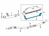 OEM Toyota Muffler Mount Bracket Diagram - 17DB8-77020