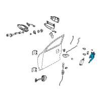 OEM 2005 Pontiac GTO Lock Diagram - 92143359