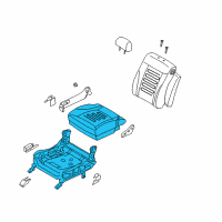 OEM 2008 Kia Amanti Cushion Assembly-Front Diagram - 882003F810715