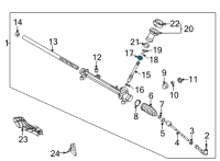 OEM Kia Bearing Diagram - 56552D4000