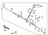 OEM Kia Seltos PINION Assembly-Steering Diagram - 56512K0000