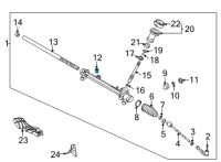 OEM 2020 Kia Soul Bush Diagram - 56592D4000