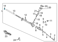 OEM Kia Bush-Rack Diagram - 56521K0000