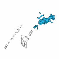 OEM Infiniti Q60 COLMN-Steering Upper Diagram - 48810-5CK1B