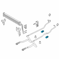 OEM 2016 BMW M5 Pipe Clip Diagram - 17-22-7-575-461