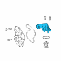 OEM 2017 Dodge Charger Housing-THERMOSTAT Diagram - 5184977AH