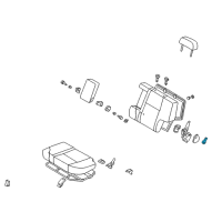 OEM Hyundai Santa Fe Mirror Assembly-Outside Rear View, LH Diagram - 87610-0W000