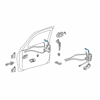 OEM Toyota Tundra Lock Rod Diagram - 69312-0C010