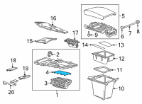 OEM 2019 Buick Enclave Door Diagram - 23260695