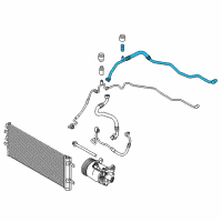 OEM BMW X1 Refrigerant Line Iwt Diagram - 64-53-6-842-037