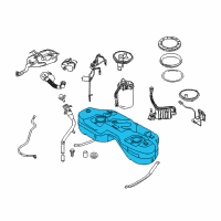 OEM BMW Plastic Fuel Tank Diagram - 16-11-7-194-746