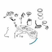 OEM 2005 BMW X3 Tension Strap Left Diagram - 16-11-7-194-461