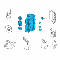 OEM Infiniti Block Junction Diagram - 24350-1PP1A