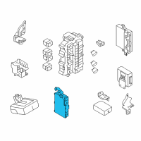 OEM Infiniti M56 Body Control Module Controller Assembly Diagram - 284B1-1MA0C