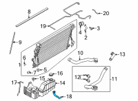 OEM 2021 Ford F-350 Super Duty Reservoir Hose Diagram - LC3Z-8C289-A