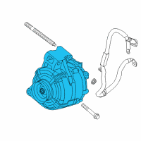 OEM Cadillac SRX Alternator Diagram - 22988006