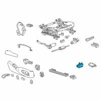 OEM 2016 Chevrolet Impala Heater Control Diagram - 13523760