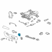 OEM 2016 Chevrolet Impala Adjust Switch Diagram - 22847175