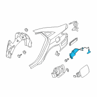 OEM 2015 Hyundai Sonata Opener Assembly-Fuel Filler Door Diagram - 81590-3S000