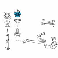 OEM GMC Sierra 1500 Mount Diagram - 23312166