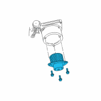OEM Oldsmobile Intrigue Motor Kit, Blower (W/ Impeller) Diagram - 19179473