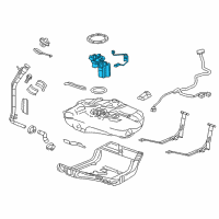 OEM 2014 Chevrolet Cruze Fuel Pump Diagram - 13596945