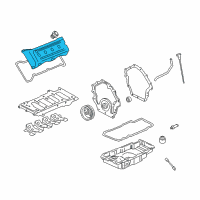 OEM Oldsmobile Aurora Cover Asm-Camshaft-(RH) Diagram - 12556925
