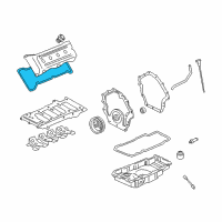 OEM Oldsmobile Aurora Cover Gasket Diagram - 12581818