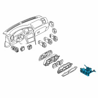 OEM Kia Spectra Control Assembly-Heater Diagram - 1K2AA61190