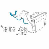 OEM 2009 Jeep Liberty Line-A/C Liquid Diagram - 55037814AF