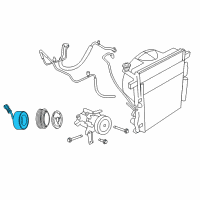 OEM Jeep Liberty Coil-Air Conditioning Clutch Diagram - 68057093AA