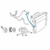 OEM 2009 Jeep Liberty Line-A/C Discharge Diagram - 55037797AD